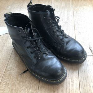 Original 90s Dr. Martens Ankle Combat Boots. Size 8.5
